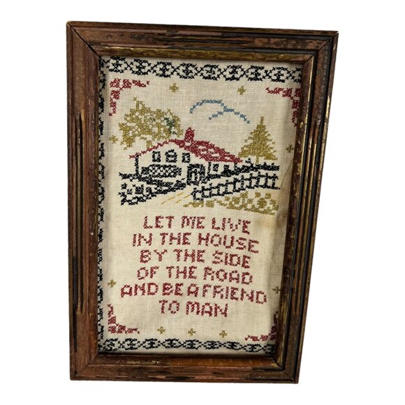 Vintage‎ Cross Stitch Art - Picture 1 of 4